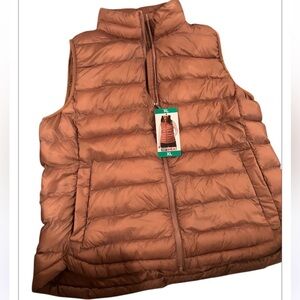 32 Degrees Brown Quilted Puffer Vest / XL